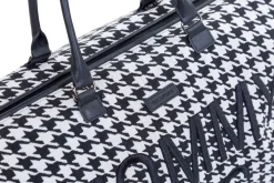 Outlet Childhome Mommy Bag ® Pied De Poule - Zwart