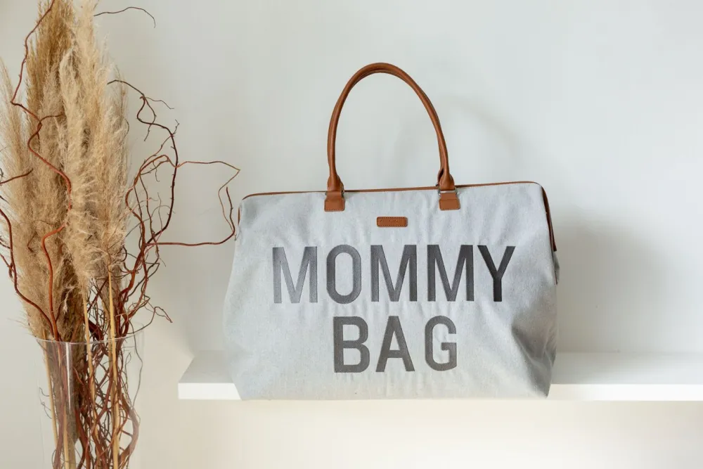 Online Childhome Mommy Bag ® Verzorgingstas - Canvas - Grijs