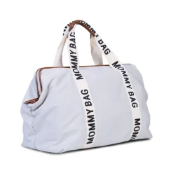 New Childhome Mommy Bag ® Verzorgingstas - Signature - Canvas - Ecru