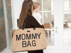 Best Sale Childhome Mommy Bag ® Verzorgingstas - Raffia Look