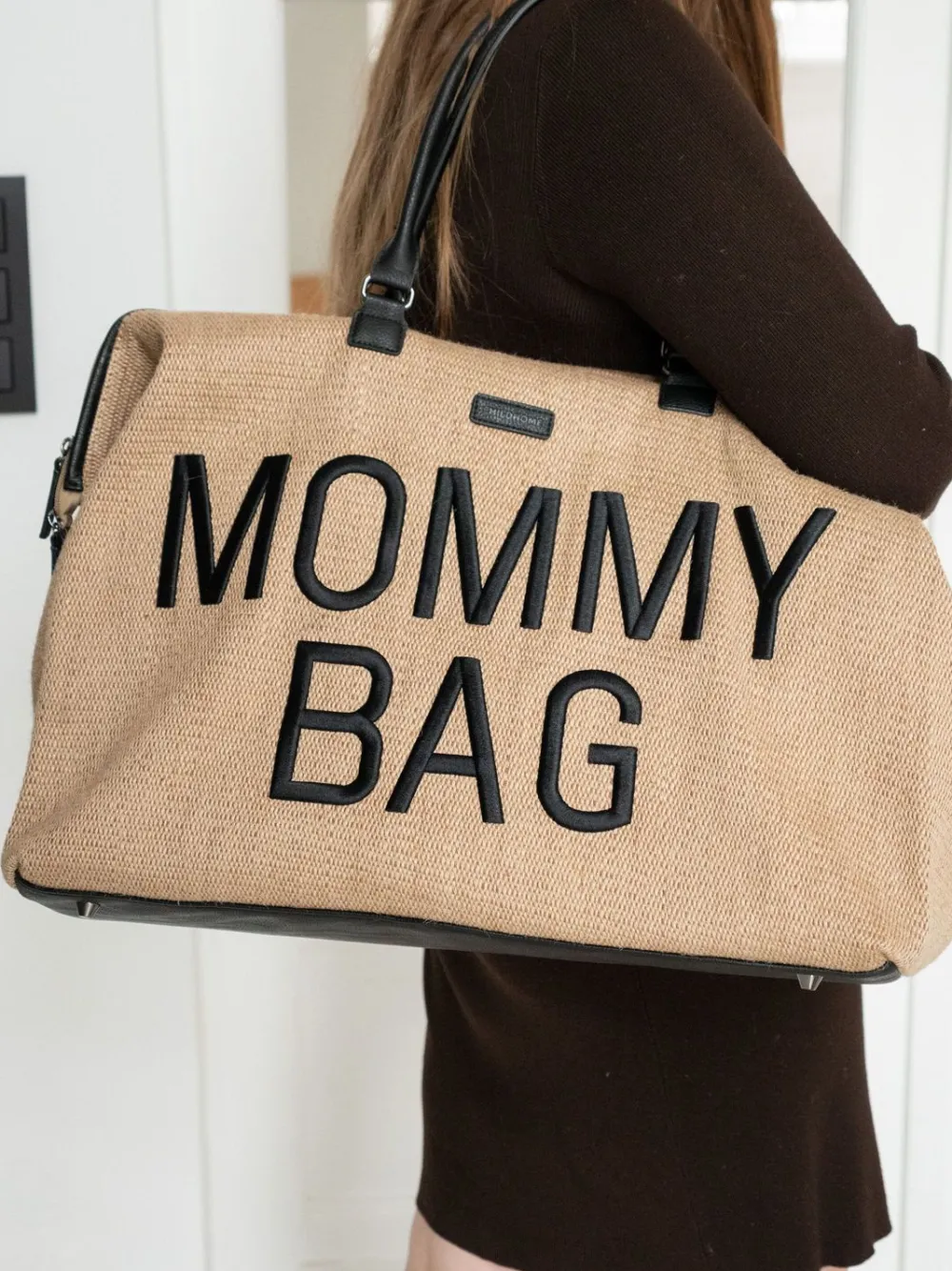 Best Sale Childhome Mommy Bag ® Verzorgingstas - Raffia Look