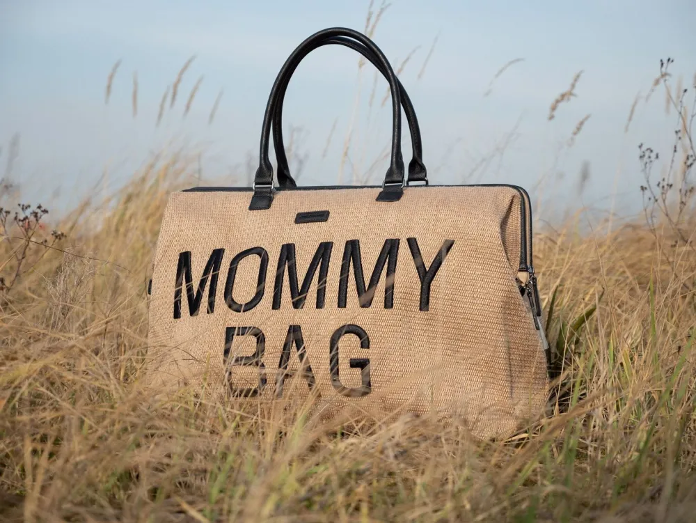 Best Sale Childhome Mommy Bag ® Verzorgingstas - Raffia Look