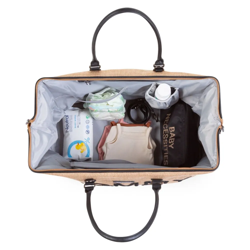 Best Sale Childhome Mommy Bag ® Verzorgingstas - Raffia Look