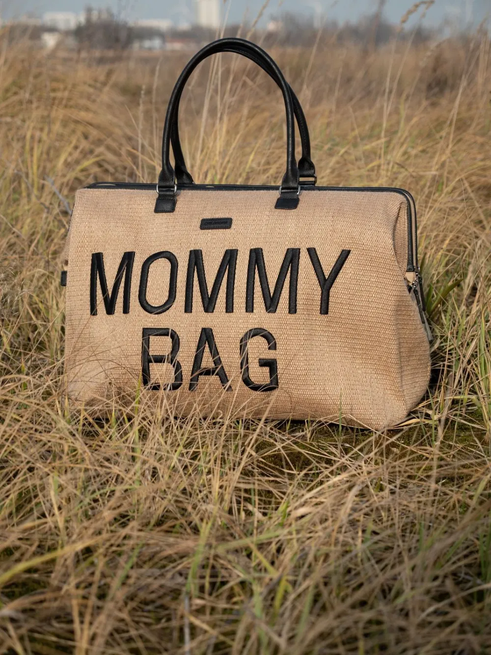 Best Sale Childhome Mommy Bag ® Verzorgingstas - Raffia Look