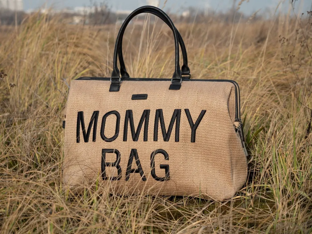 Best Sale Childhome Mommy Bag ® Verzorgingstas - Raffia Look