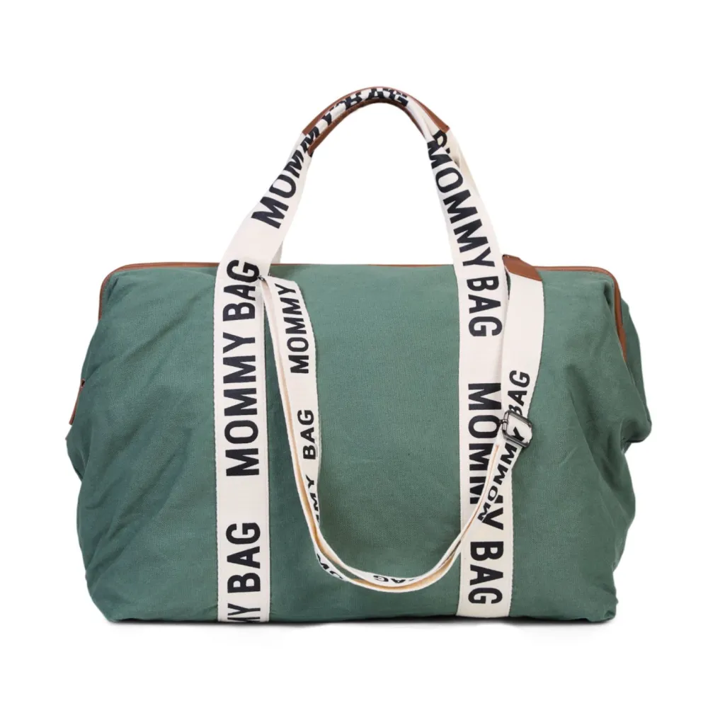 Discount Childhome Mommy Bag ® Verzorgingstas - Signature - Canvas - Groen