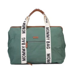 Discount Childhome Mommy Bag ® Verzorgingstas - Signature - Canvas - Groen
