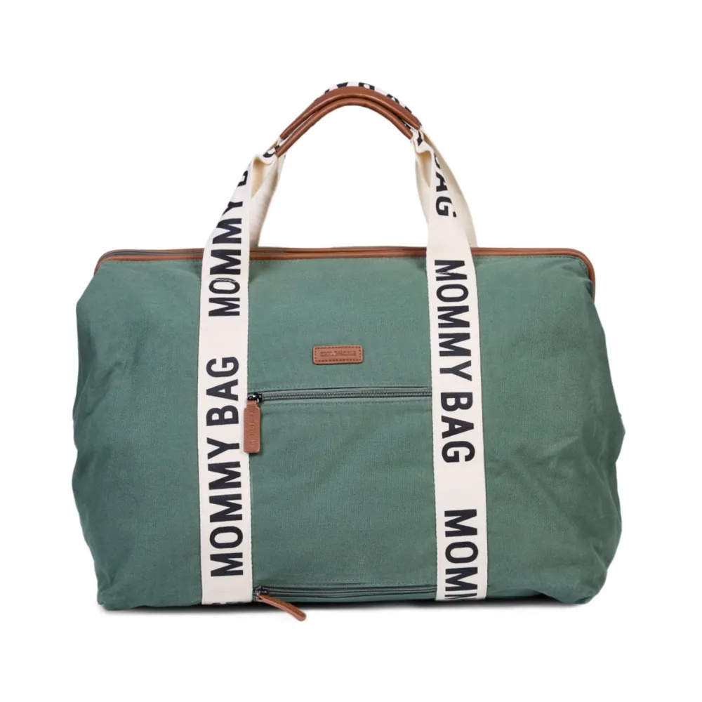 Discount Childhome Mommy Bag ® Verzorgingstas - Signature - Canvas - Groen
