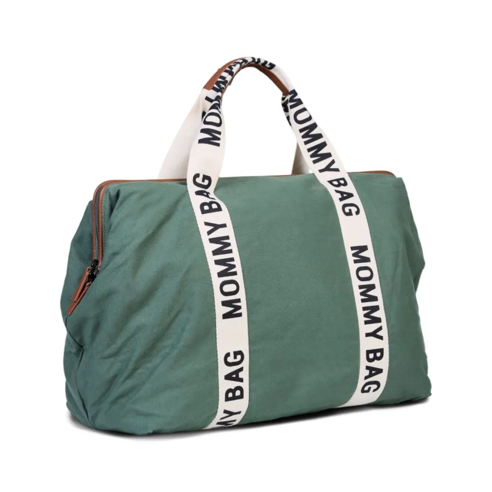 Discount Childhome Mommy Bag ® Verzorgingstas - Signature - Canvas - Groen