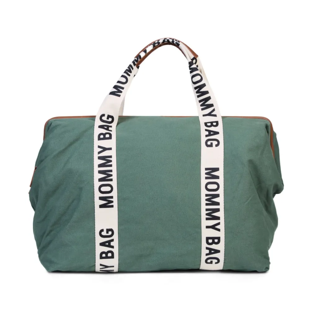 Discount Childhome Mommy Bag ® Verzorgingstas - Signature - Canvas - Groen