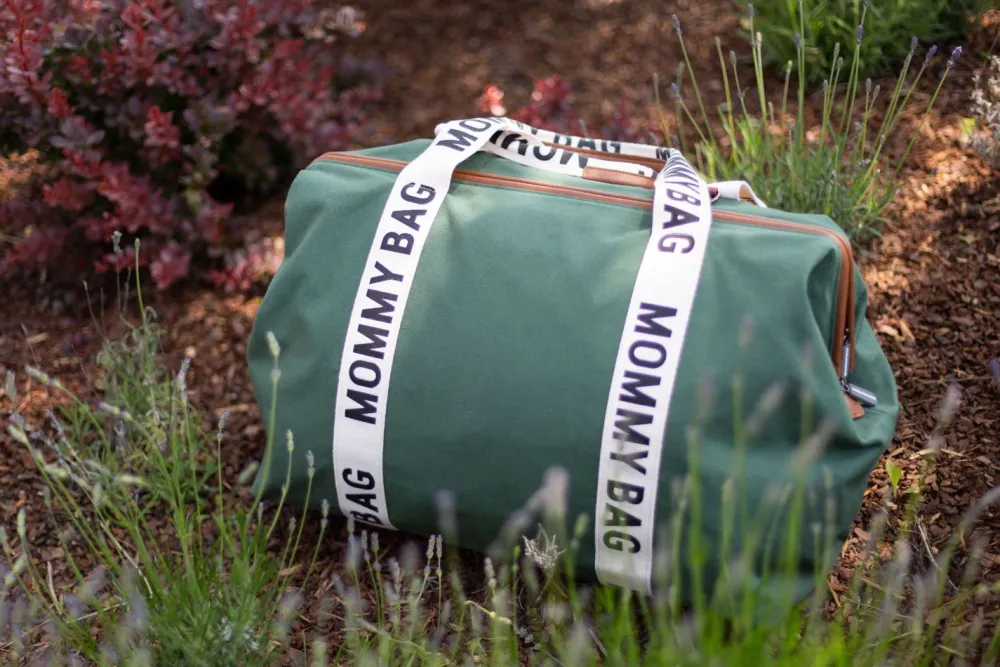 Discount Childhome Mommy Bag ® Verzorgingstas - Signature - Canvas - Groen