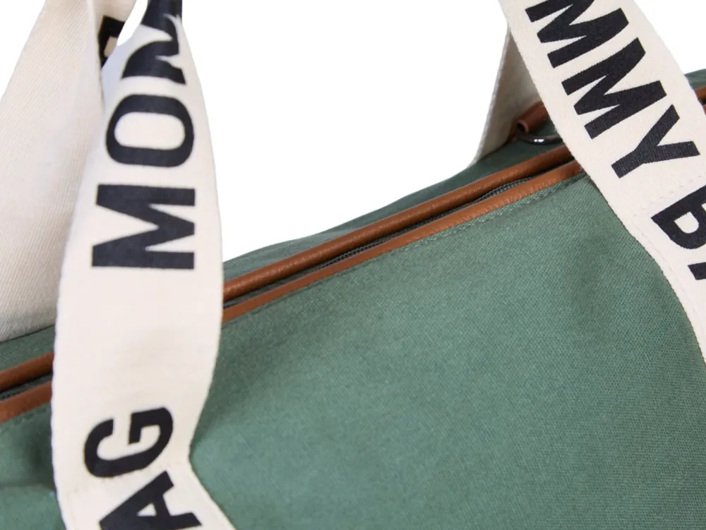 Discount Childhome Mommy Bag ® Verzorgingstas - Signature - Canvas - Groen