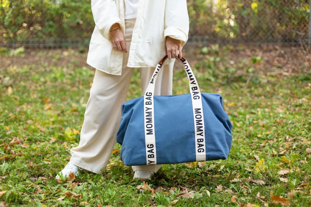 Sale Childhome Mommy Bag ® Verzorgingstas - Signature - Canvas - Indigo