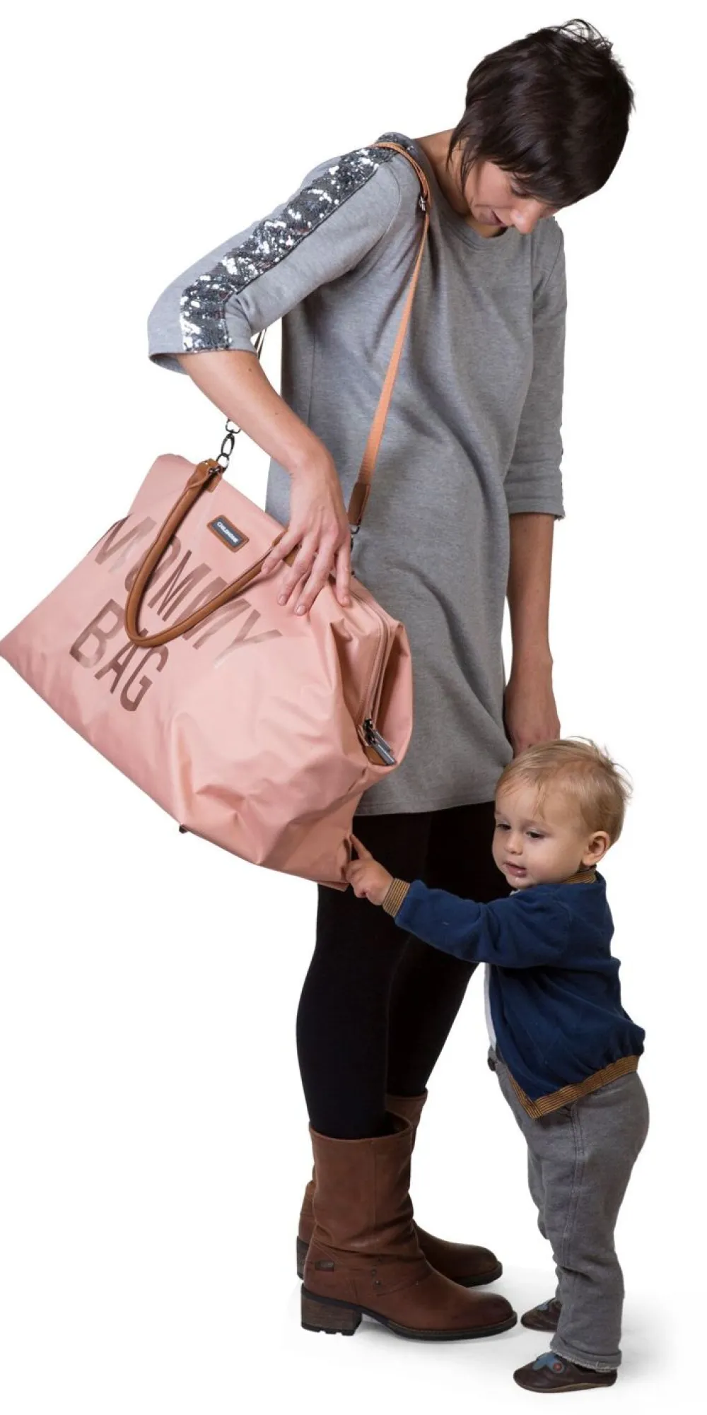 Fashion Childhome Mommy Bag ® Verzorgingstas - Roze Koper
