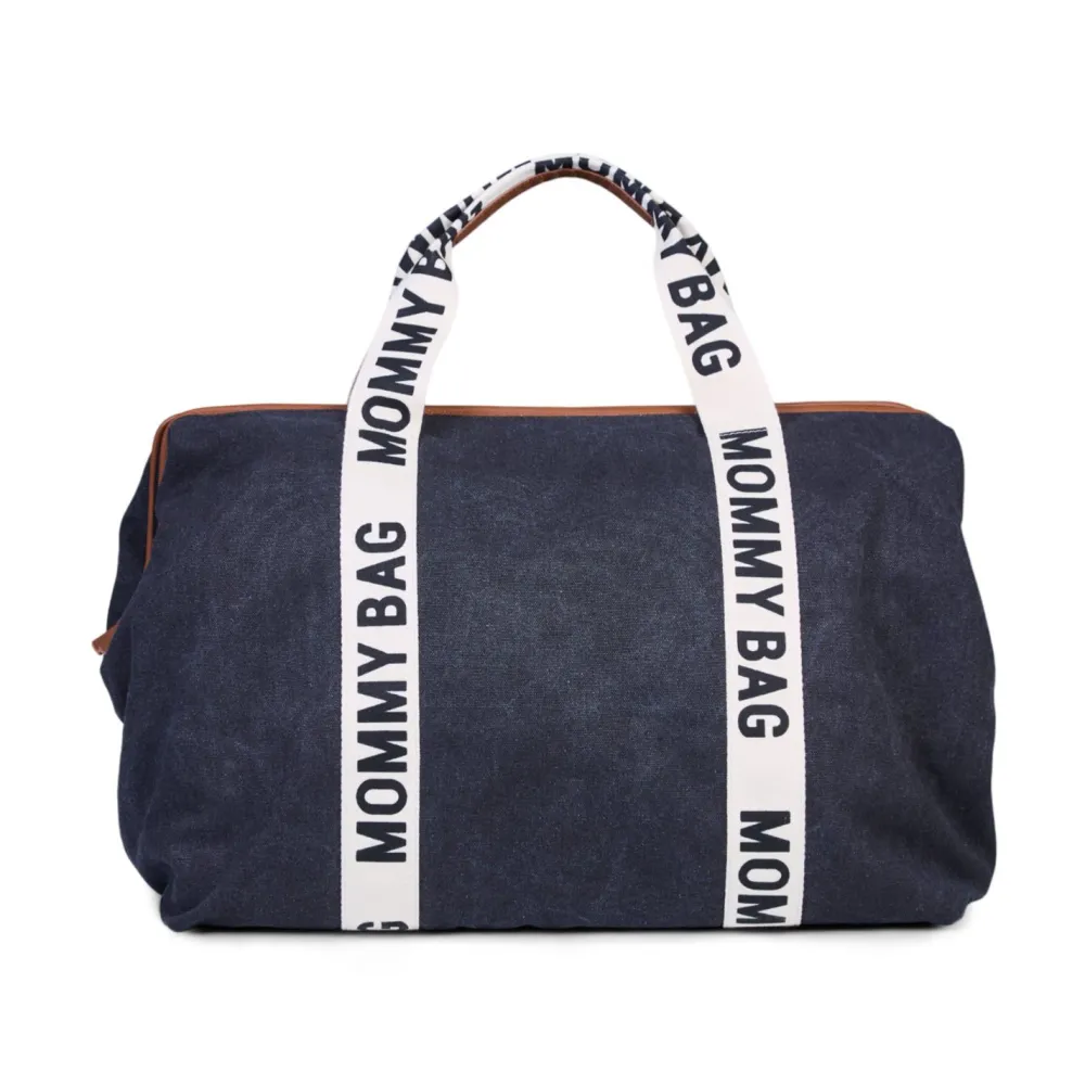 New Childhome Mommy Bag ® Verzorgingstas - Signature - Canvas - Black