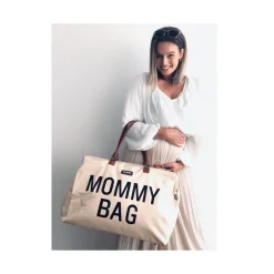 Store Childhome Mommy Bag ® Verzorgingstas - Ecru Zwart