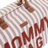 Cheap Childhome Mommy Bag ® Verzorgingstas - Stripes - Nude/Terracotta