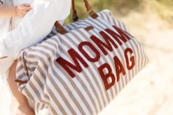 Cheap Childhome Mommy Bag ® Verzorgingstas - Stripes - Nude/Terracotta