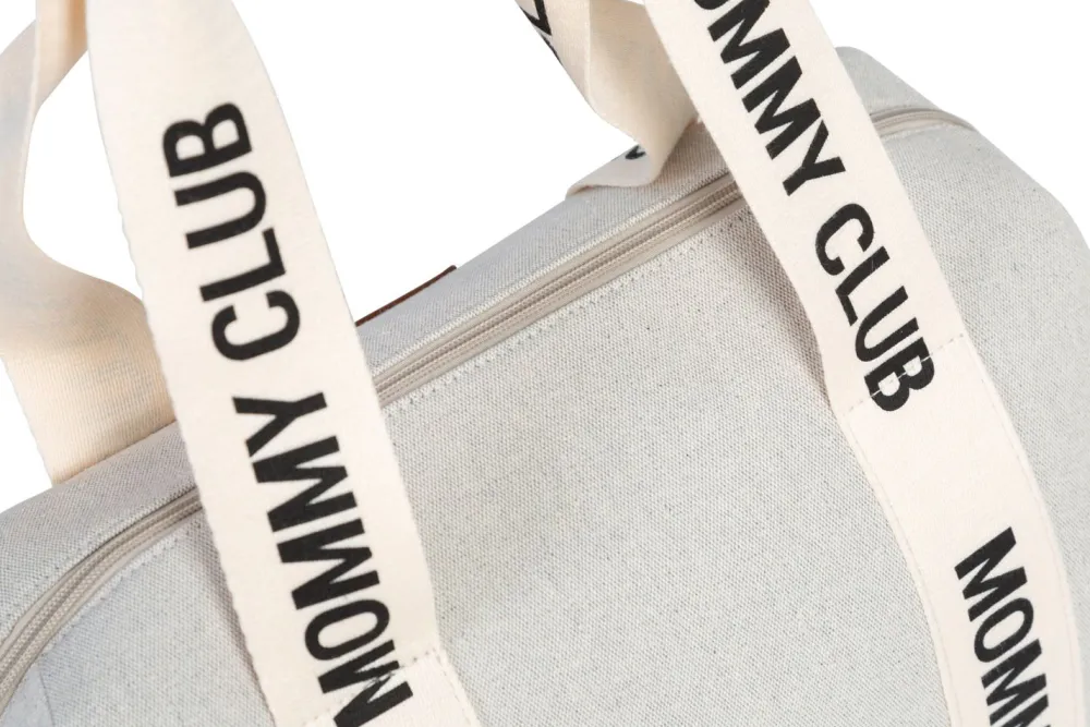 Outlet Childhome Mommy Club Verzorgingstas- Signature - Canvas - Ecru