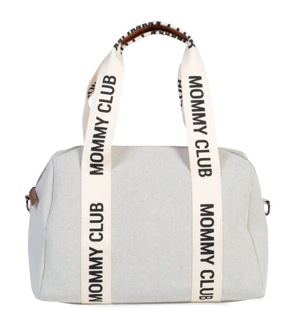 Outlet Childhome Mommy Club Verzorgingstas- Signature - Canvas - Ecru