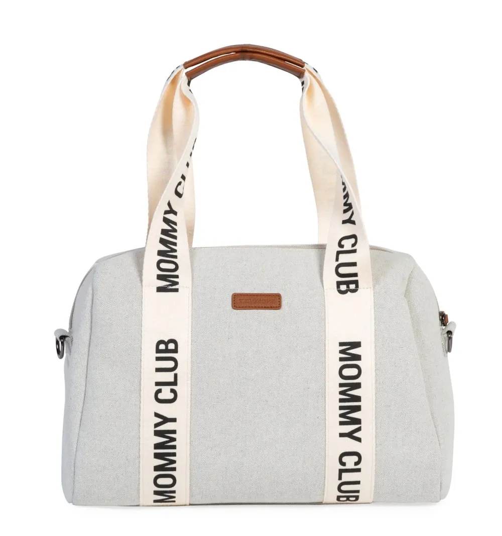 Outlet Childhome Mommy Club Verzorgingstas- Signature - Canvas - Ecru