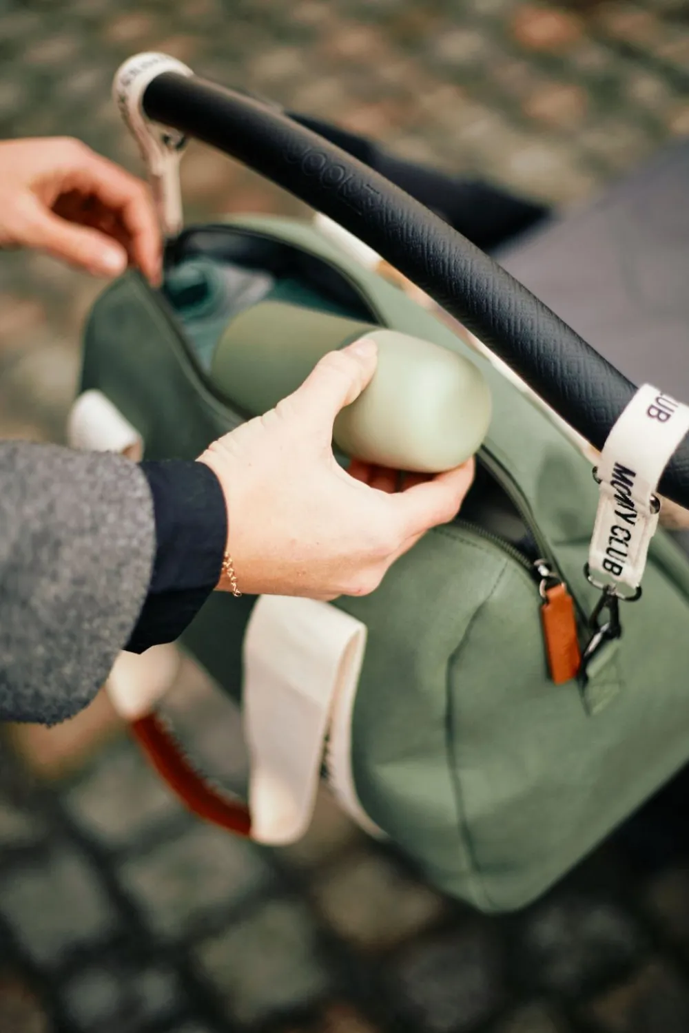 Fashion Childhome Mommy Club Verzorgingstas- Signature - Groen