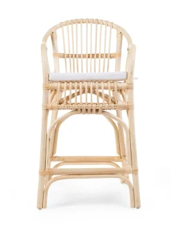 Online Childhome Montana Junior Stoel + Kussen - Naturel - 75X47X42 Cm