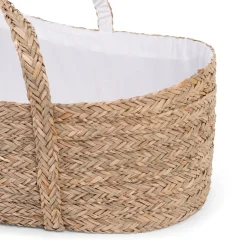 Online Childhome Moses Mand + Handvaten + Matras - Zeegras - Naturel
