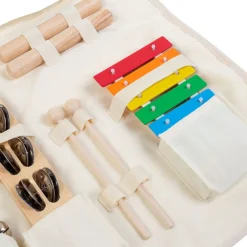 Fashion Childhome Muziekset 8 Instrumenten + Opvouwbare Organiser - Canvas