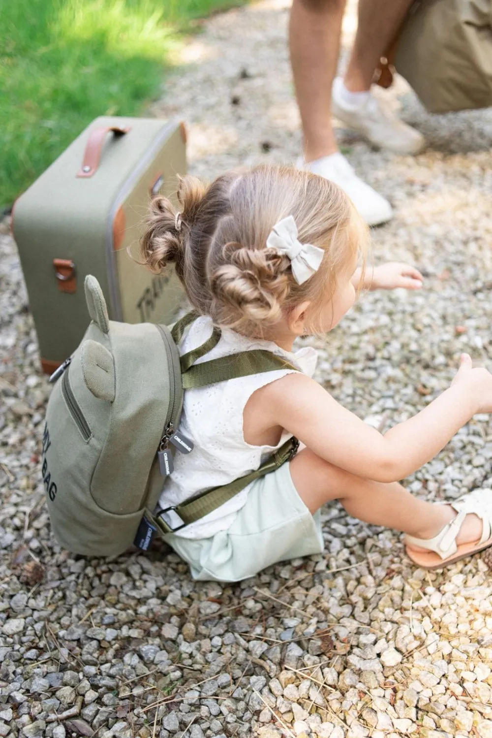 Online Childhome My First Bag Kinderrugzak - Canvas - Kaki