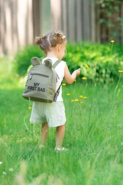 Online Childhome My First Bag Kinderrugzak - Canvas - Kaki