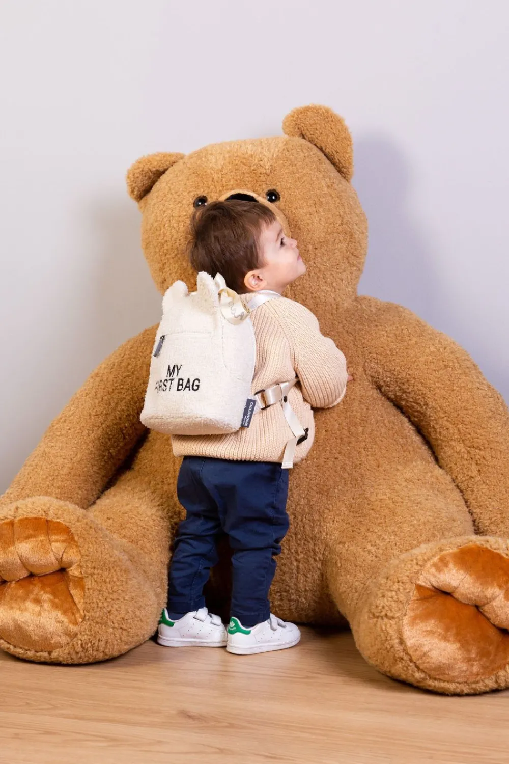 Store Childhome My First Bag Kinderrugzak - Teddy Ecru