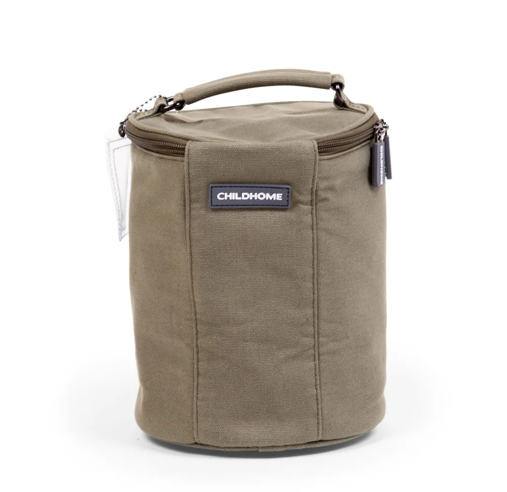 Sale Childhome My Lunchbag - Met Isolerende Voering - Canvas - Kaki