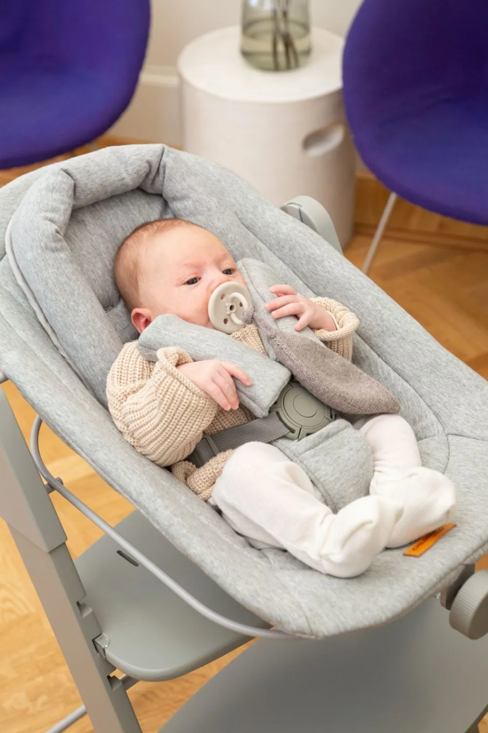 Hot Childhome Newborn Evosit - Jersey Grijs