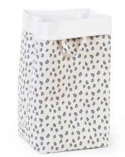 Store Childhome Opbergmand - 32X32X60 Cm - Canvas - Leopard