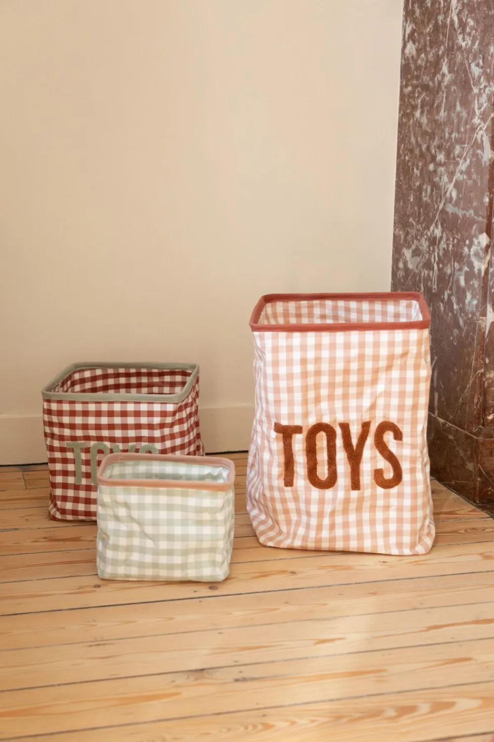 Cheap Childhome Opbergmand - 30X35X30 Cm - Vichy
