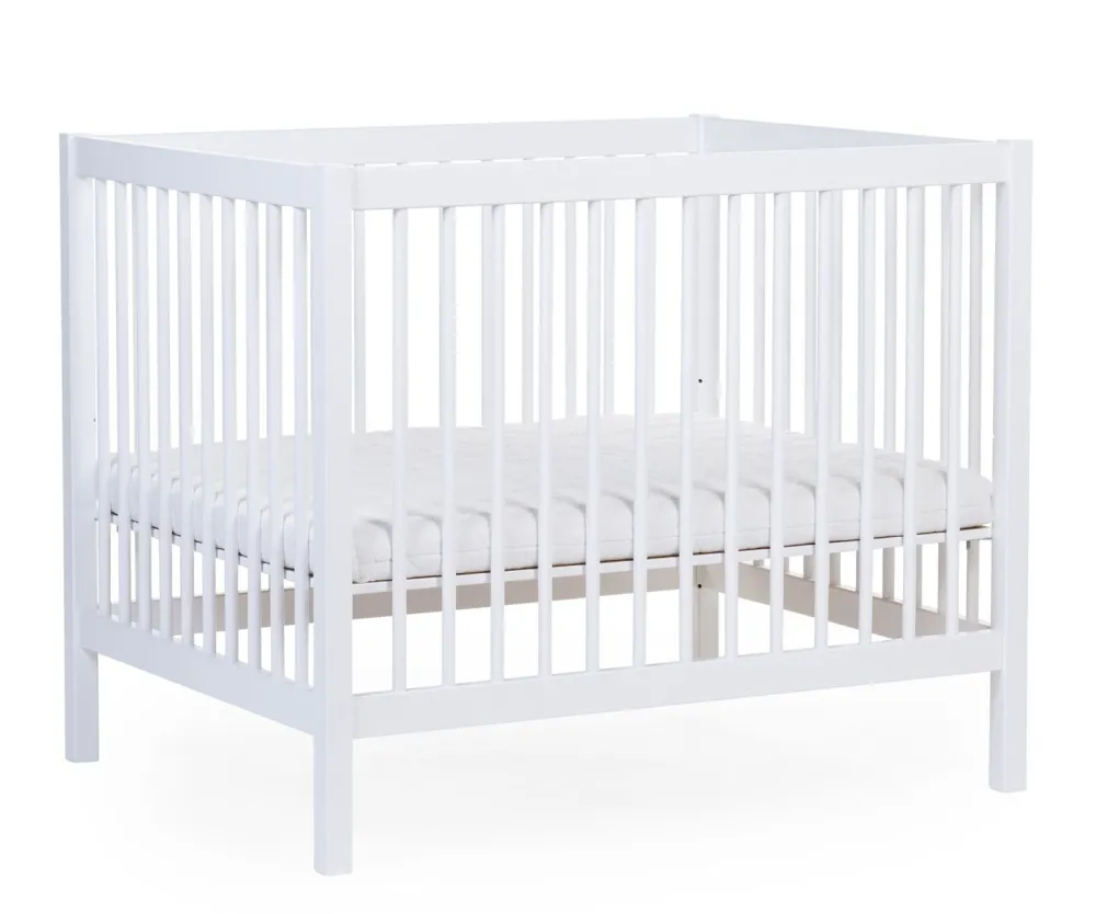New Childhome Park 97 + Wieltjes - 95X75 Cm - Hout - Wit