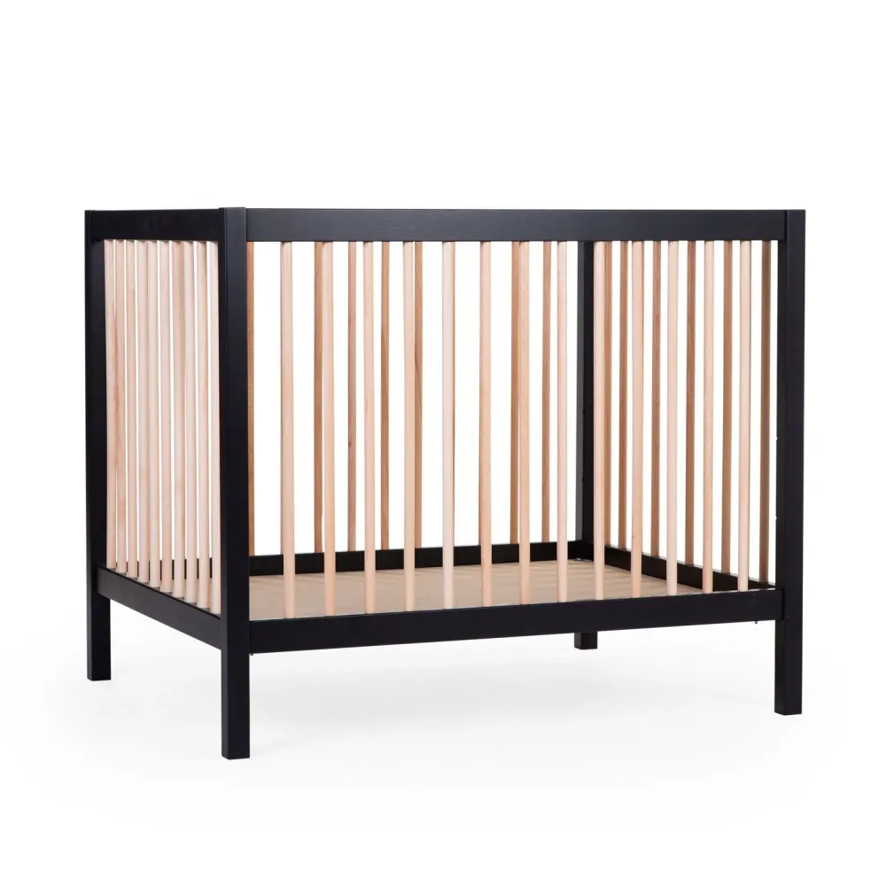 Store Childhome Park 97 + Wieltjes - 95X75 Cm - Hout Zwart / Naturel