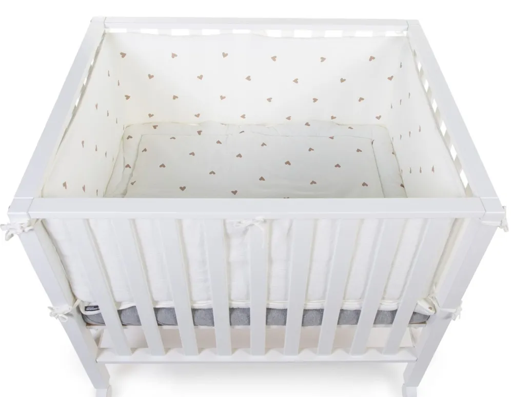 Clearance Childhome Parklegger - 75X95 Cm - Jersey + Mousseline - Hearts