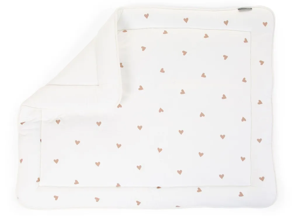 Clearance Childhome Parklegger - 75X95 Cm - Jersey + Mousseline - Hearts