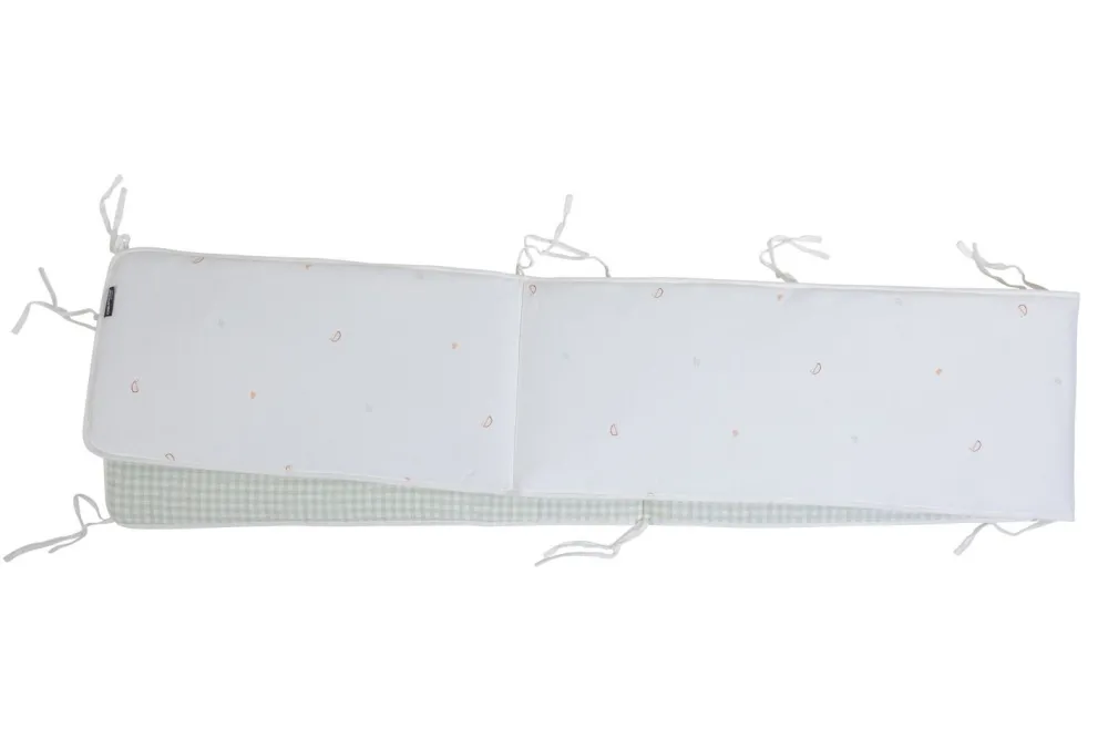 Best Childhome Parkomranding - 35X340 Cm - Jersey - Forest - Tetra Vichy
