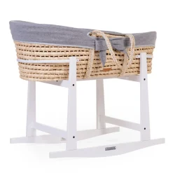 Clearance Childhome Rocking Staander Voor Moses Mand - Hout - Wit