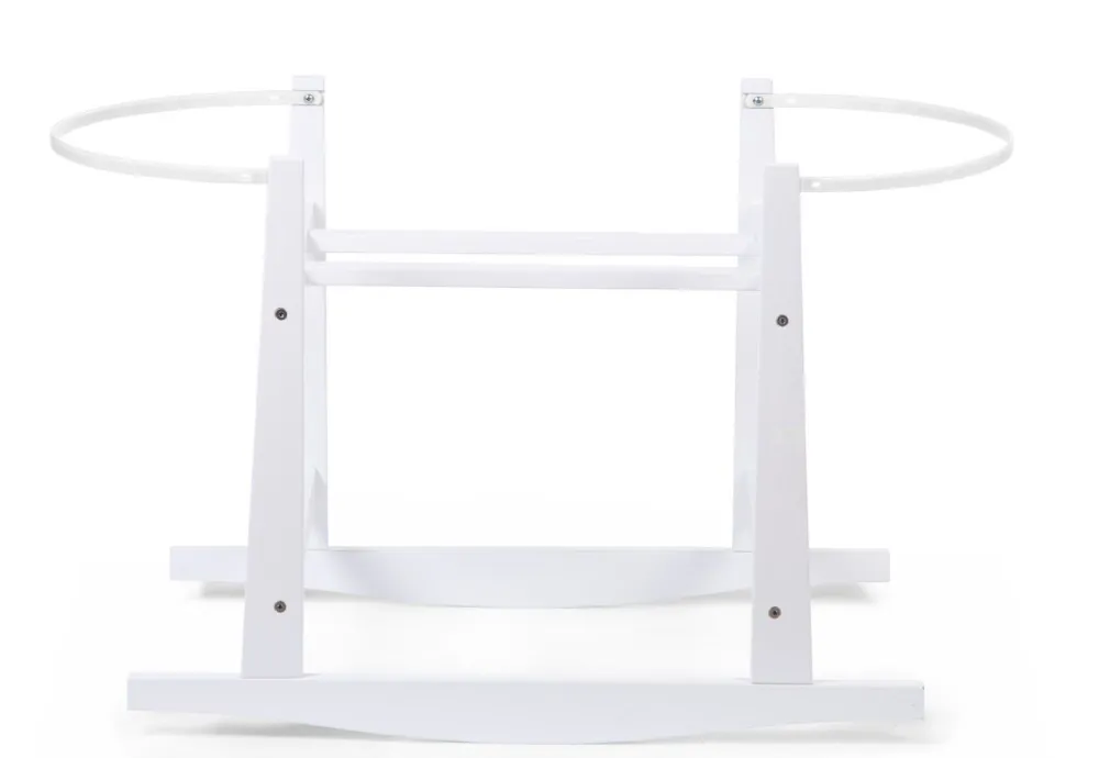 Clearance Childhome Rocking Staander Voor Moses Mand - Hout - Wit
