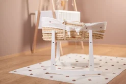 Clearance Childhome Rocking Staander Voor Moses Mand - Hout - Wit