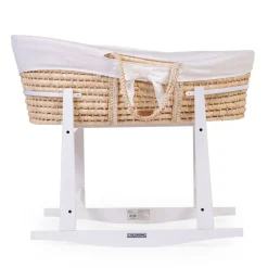 Clearance Childhome Rocking Staander Voor Moses Mand - Hout - Wit