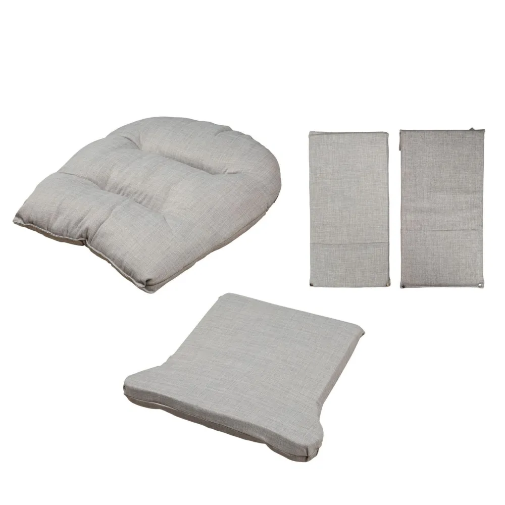 Discount Childhome Schommelstoel Kussenset - Canvas Grey