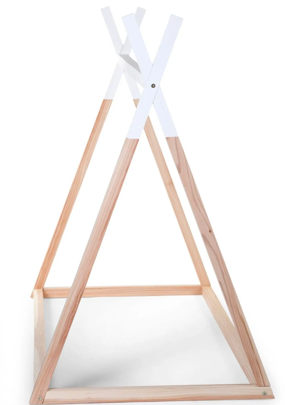 New Childhome Tipi Bed - 70X140 Cm - Hout - Naturel Wit Ja, Graag Met Lattenbodem
