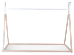 Fashion Childhome Tipi Bed - 90X200 Cm - Hout - Naturel Wit Ja, Graag Met Lattenbodem