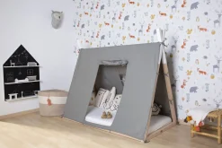 Store Childhome Tipi Bed Cover - 70X140 Cm - Grijs