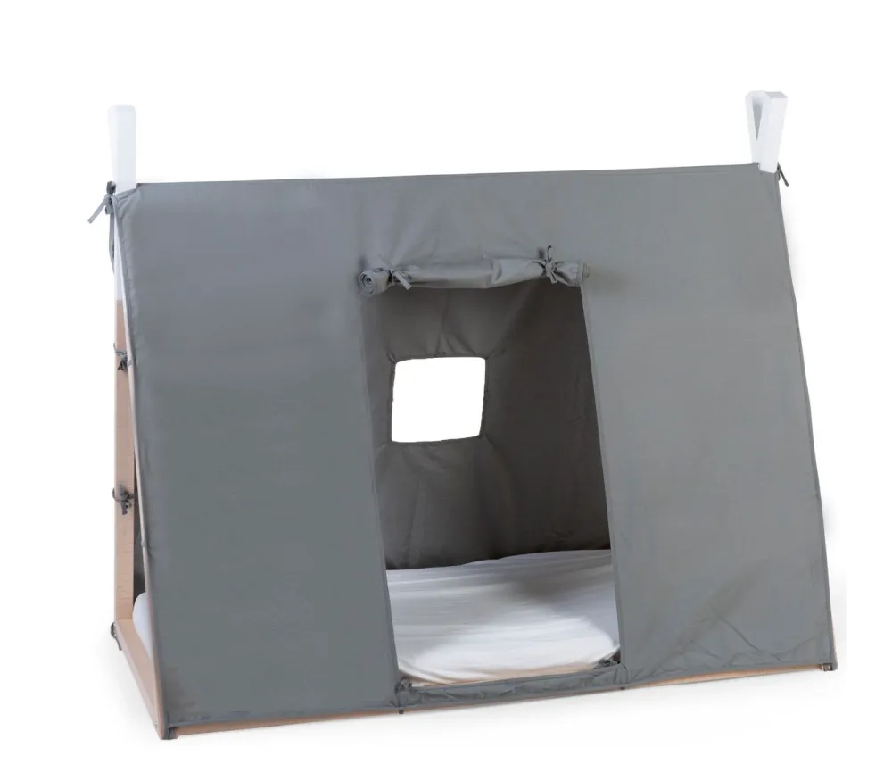 Store Childhome Tipi Bed Cover - 70X140 Cm - Grijs